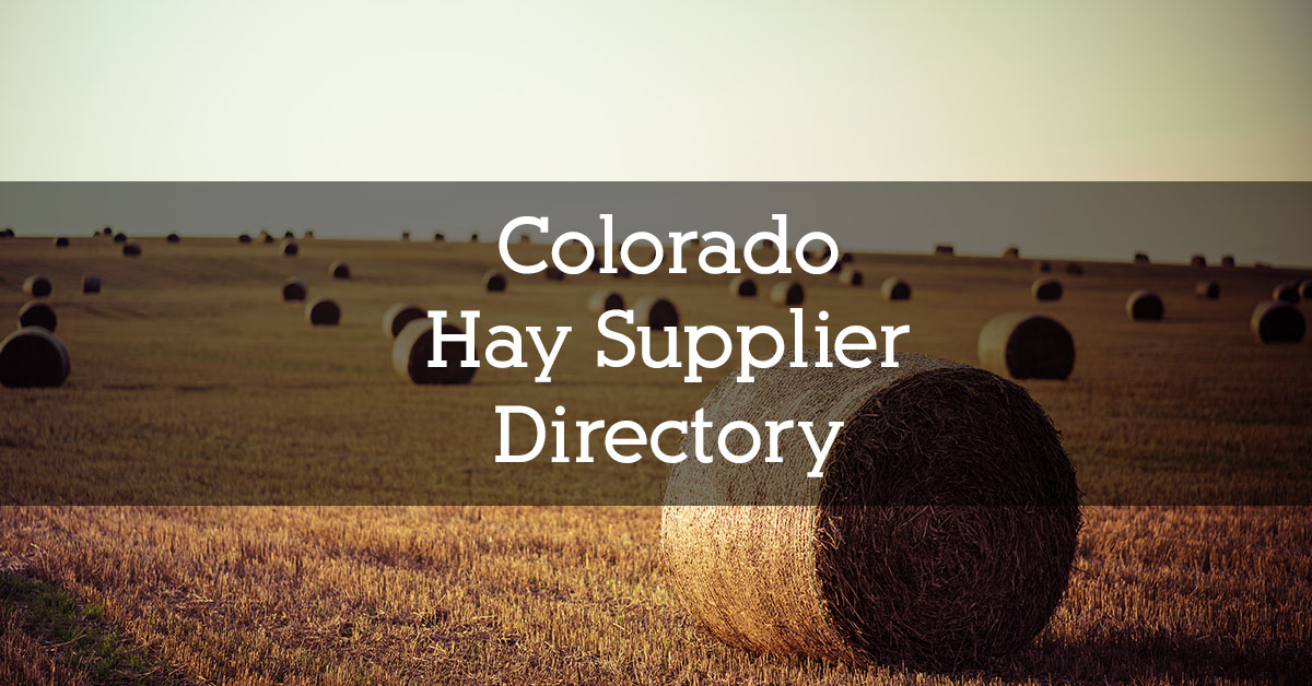 Colorado Hay Supplier Directory