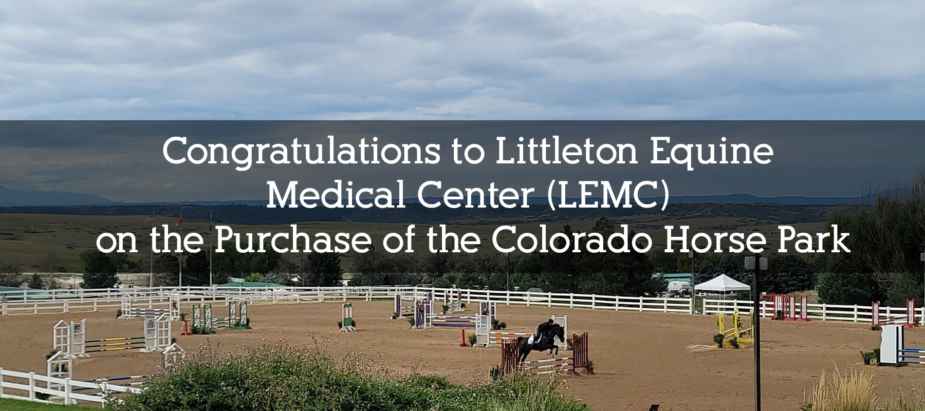 Littleton Equine Purchases Colorado Horse Park