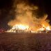 Fire at Equestrian Facility in Franktown Colorado