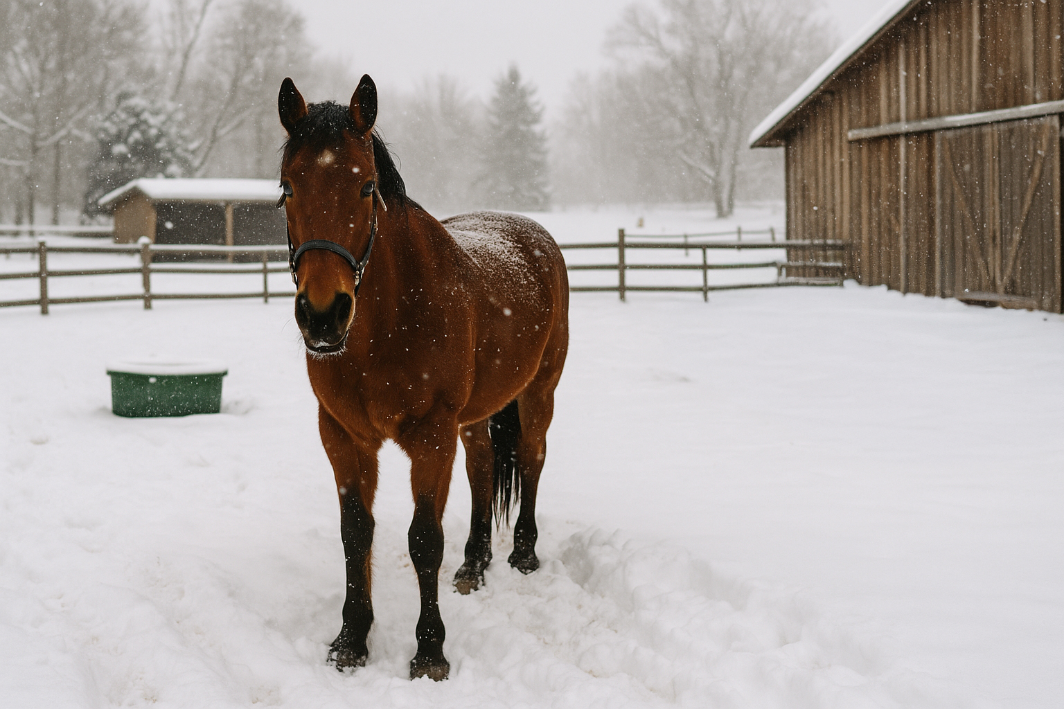 How to Prepare for Colorado Snowstorms with Horses at Home